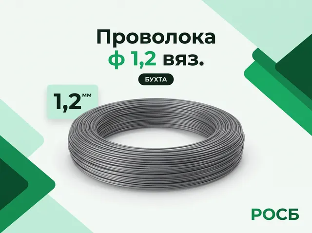 Проволока ф 1,2 вяз.